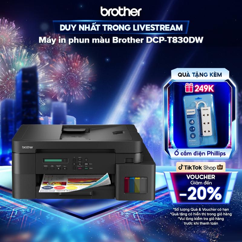   CP  Máy in phun màu Brother DCP-T830DW 