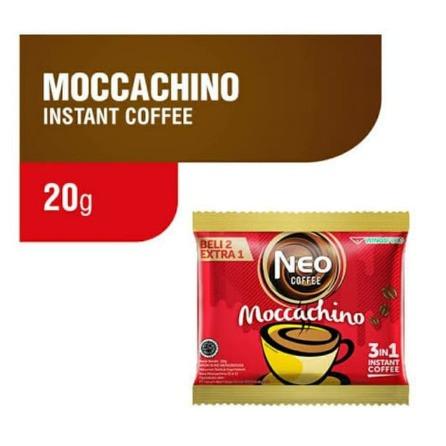 Gambar Neo Coffee 3 In 1 Instant Coffee Moccachino isi 15pcs x 20gr - Minuman Kopi Instan dari Kencana Swalayan_NEW Kab. Lamongan Tokopedia