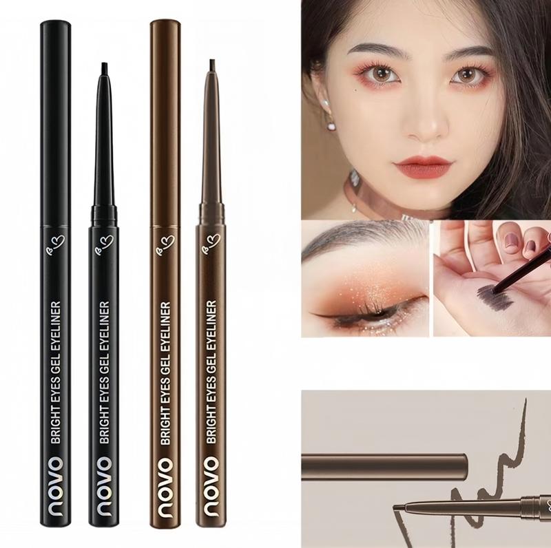 Bút chì kẻ mắt lâu trôi Đen và Nâu. Mỹ Phẩm Trang Điểm Nữ.