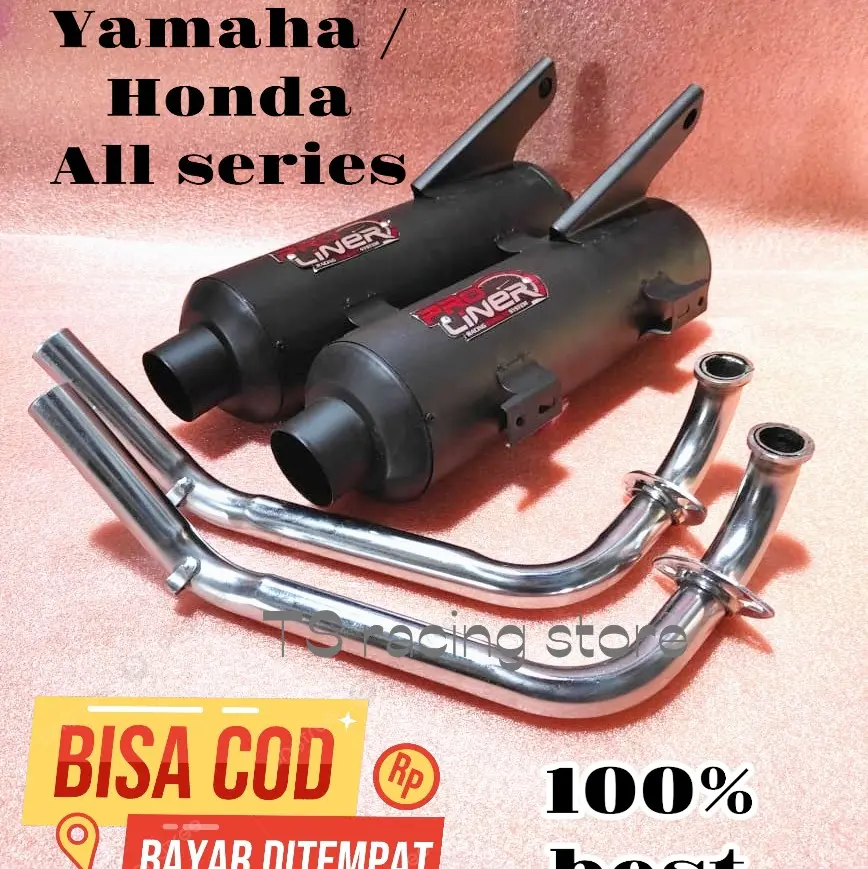 Knalpot Tsugigi Pro Liner Beat fi, Beat Karbu, Beat esp, Beat deluxe, Beat Street, Mio J, Mio Sporty, Mio M3, mio soul, soul Gt, mio gt, vario 110old, vario 110 fi, Vario 125old, vario 125led, dll. Motor Racing