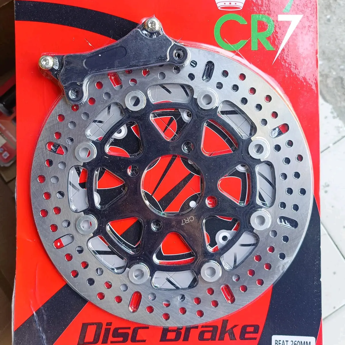 piringan cakram depan bulat Cr7 mio soul mio smile vario 125 beat Scoopy dll pnp plus breket