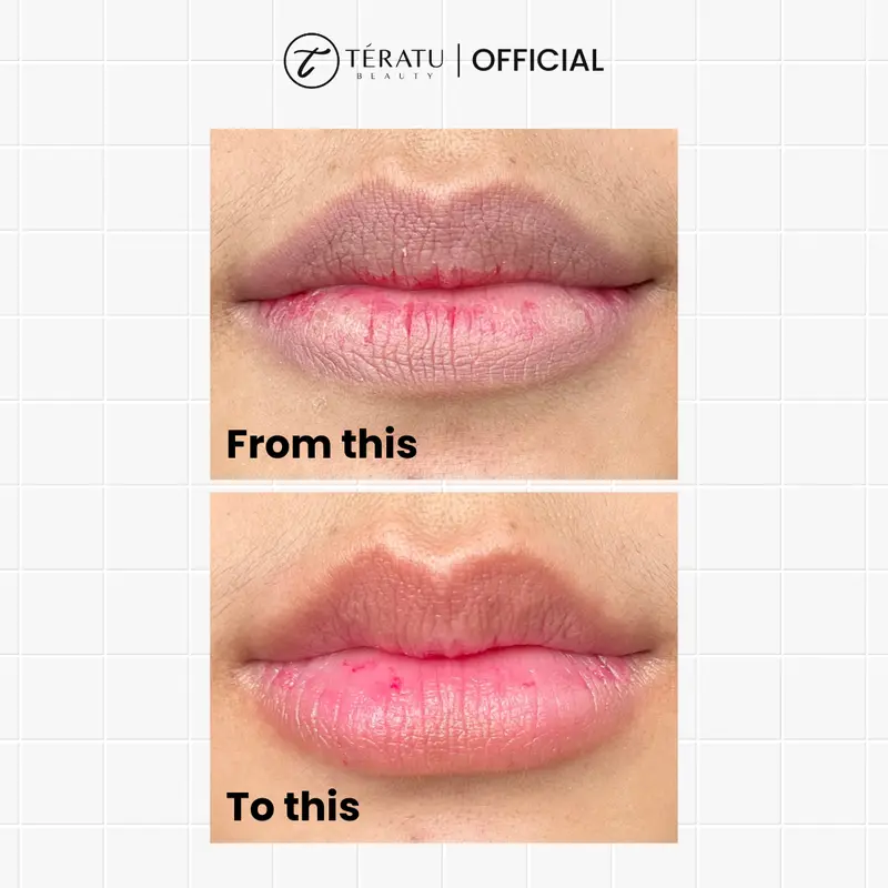 TERATU BEAUTY Lip Scrub Stick Silicone Brush (Scrub Bibir Kering Praktis Reuseable dan Tahan Lama) 3