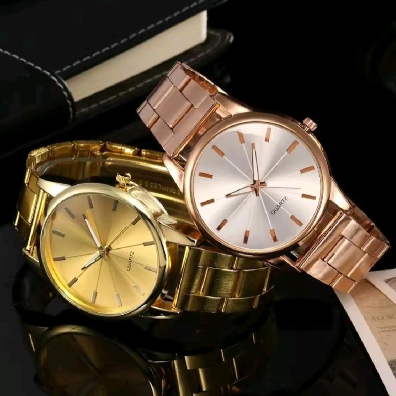 COD Terlaris Jam Tangan Wanita Analog Quartz Casual Fashion Strap Rantai Stainless Steel  Watches 2