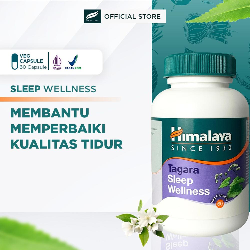 Himalaya Tagara isi 60 | Bantu Ringankan Gejala Sulit Tidur | Perbaiki Kualitas Tidur