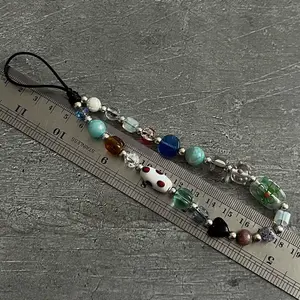 Sparkling Phone Strap By Lost Beads / Gantungan Handphone Manik-Manik Pasti Diskon