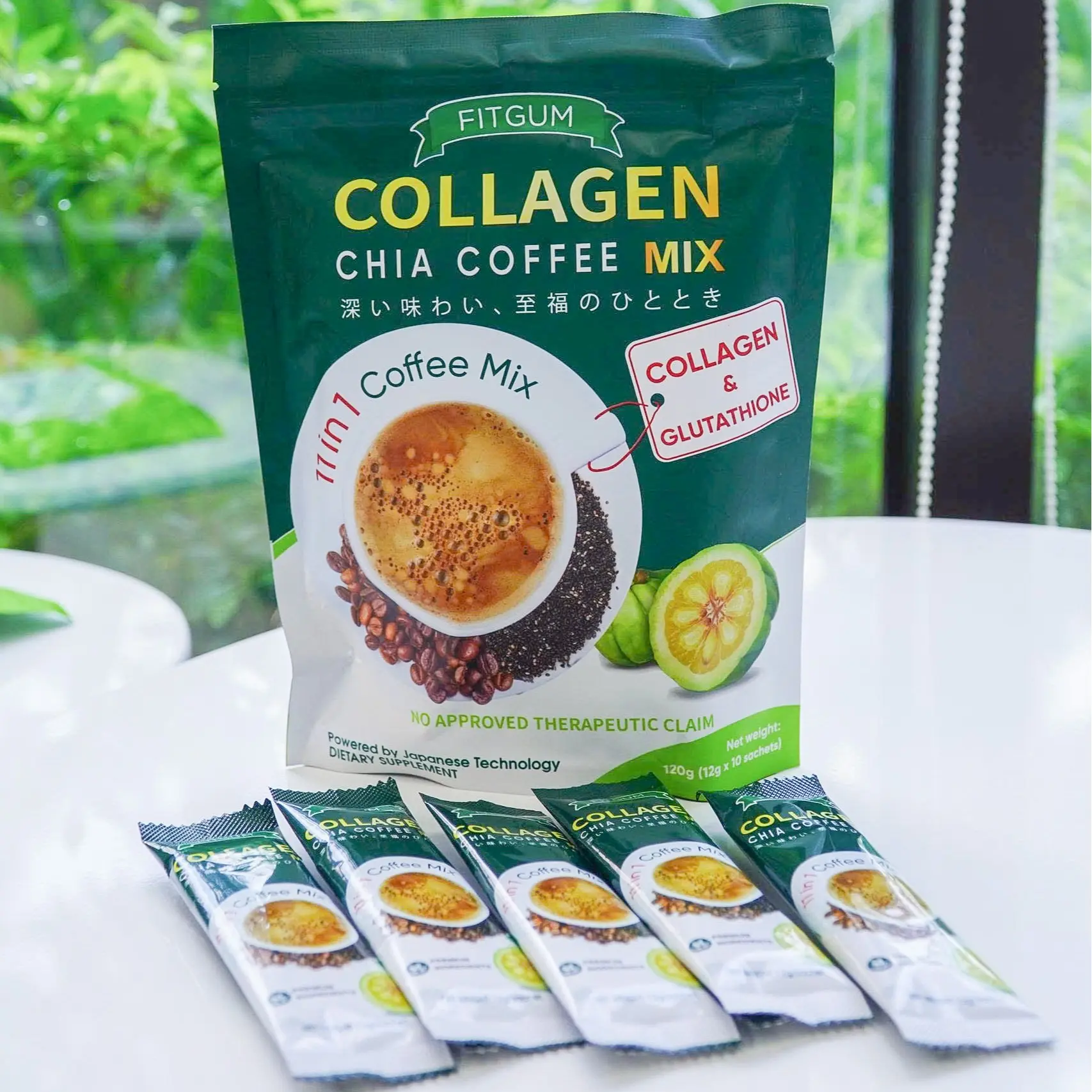 BUY 2 GET 1 - FREE BOTTLE ] FITGUM Collagen Chia Coffee Glutathione  Whitening Skin Organic 10 PCS - 11 in 1 Coffee Mix with Collagen &  Glutathione for Daily Health Benefits - TikTok Shop Philippines