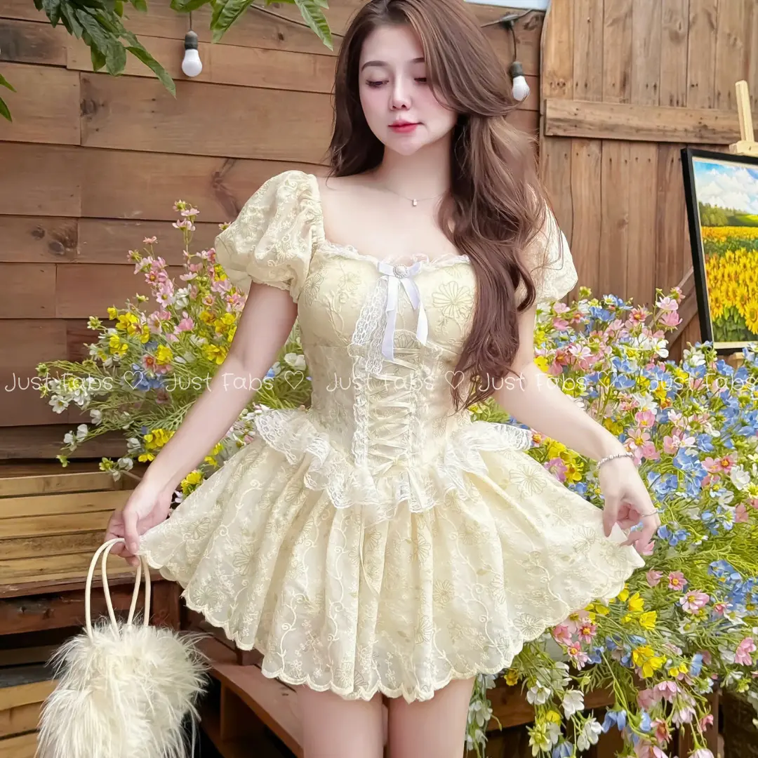 Felice Fairy Vintage Mini Dress - TikTok Shop Philippines