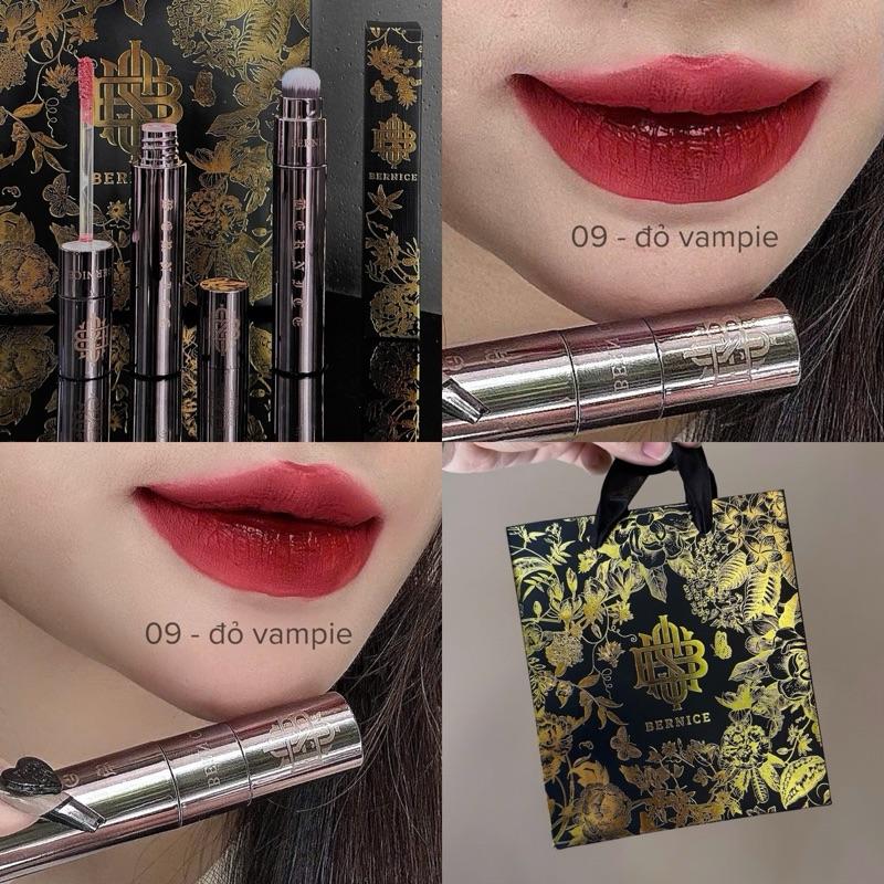 (Tặng túi nơ) SON KEM NHUNG MỊN BERNICE - Made in VN