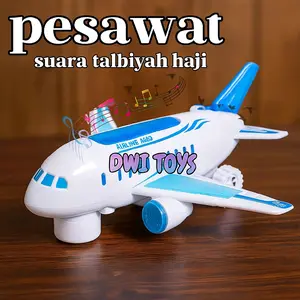 Mainan Pesawat Terbang Bump Go Suara Berjalan Musik Dan Lampu Mainan Anak Pesawat Terbang Mainan Kapal Terbang Mainan Hadiah Kado Anak Laki Laki Anak Anak Perempuan
