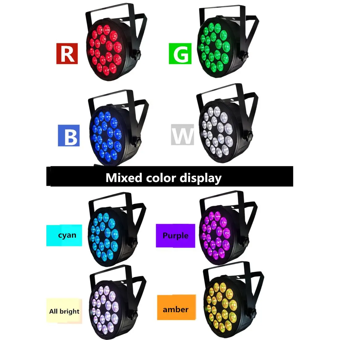 SHIELD Lampu Panggung LED Wash Light Control DMX512 RGBW 80W - Cahaya Spektakuler untuk Panggung Energi