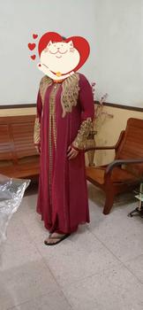 Product Review of (COD)Gamis Abaya Arab SHANIA Motif Bordir Jersey Mix Ceruty Mote Swarosky Terbaru Muslim Hitam Turki Mewah from U**u A**n 0
