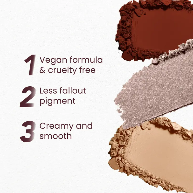 Stacey Exquisite Eyeshadow Palette - 10 Shades Creamy & Pigment Colors Waterproof 4