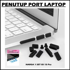 penutup port laptop notebook anti debu dust protector plug