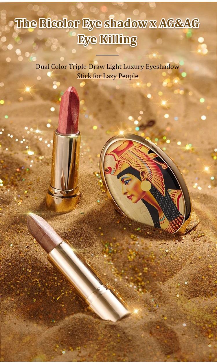 Product Introduction of 【Hot Sale】Double Color Light Luxury  Eyeshadow Stick for Lazy People 1