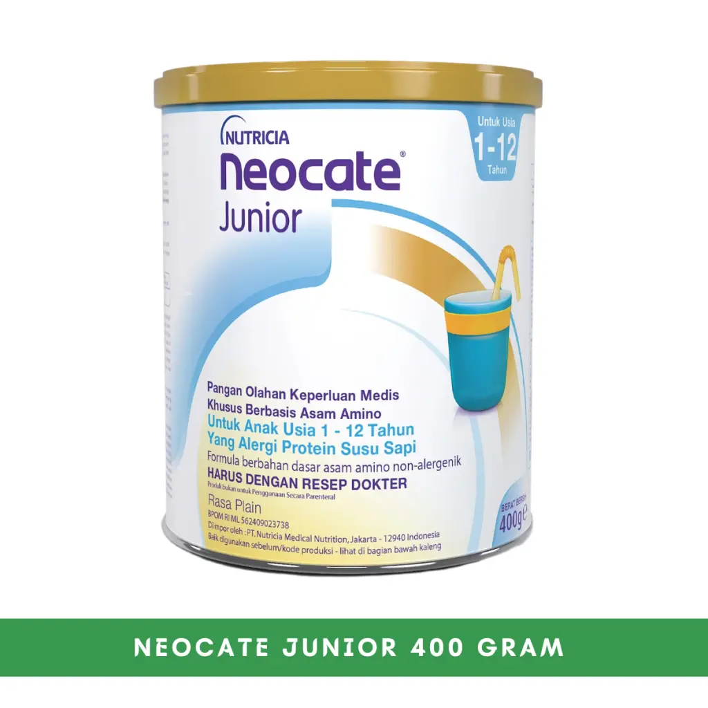 Nutricia Neocate Junior 400 Gram Susu Anak Khusus Alergi Anak 1 - 12 Tahun