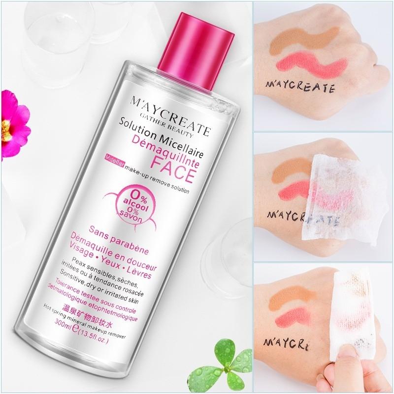 Nước Tẩy Trang MayCreate 300ml ( Nắp Hồng Trong)