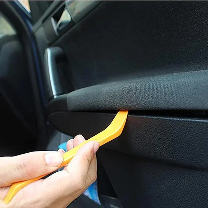 Car Audio Disassembly Tool Plastic Pry Bar Door Panel Disassembly Pry Panel Clip Rocker Crowbar for Car Door Clip Panel Removal