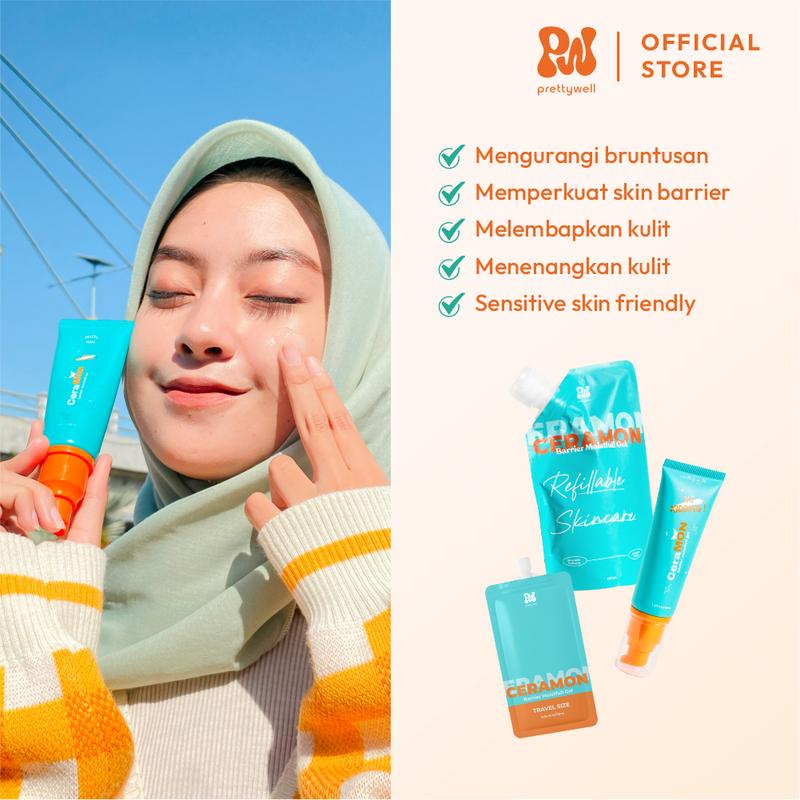 PRETTYWELL GLOWING KIT [CERAMON 50ML + OIL SERUM] 6