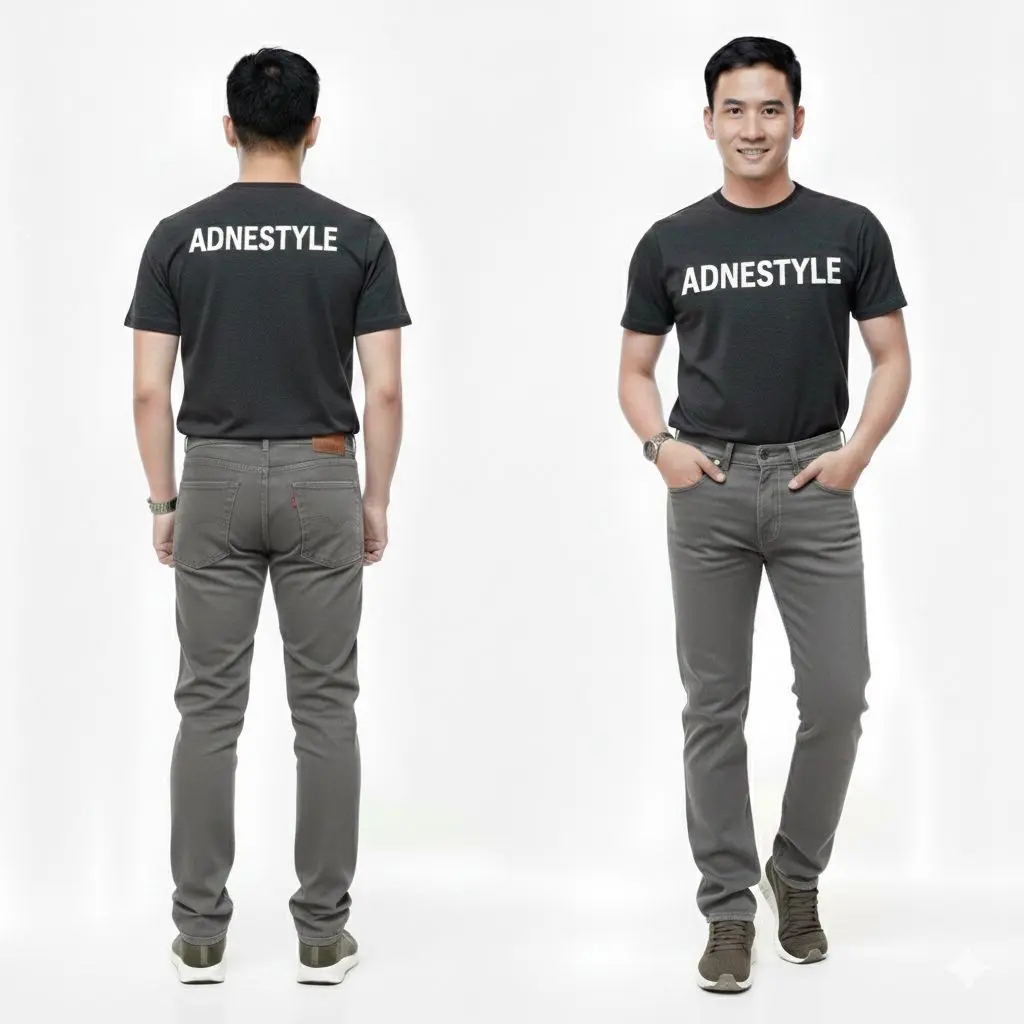 Jeans Panjang Abu\Grey