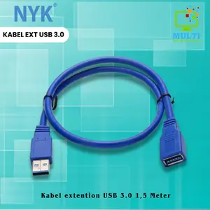 KABEL USB 3.0 EXTENSION 1.5M (PERPANJANGAN USB) / USB 3.0 MALE FEMALE