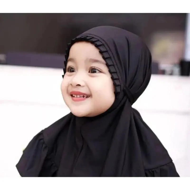 JILBAB ANAK KCB JILBAB ANAK 0-3 TAHUN BAHAN JERSEY Muslim Kerudung
