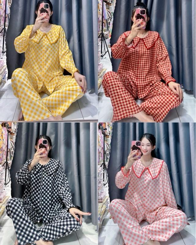Product Introduction of Bộ tone lanh 2 da thiết kế nhà Vy cổ bèo nhọn viển 40-72kg. M.L.XL 8