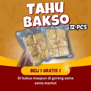 TAHU BAKSO PAKET HEMAT ( BELI 1 GRATIS 1 ) 600g SIAP DI SAJIKAN KUKUS MAUPUN DI GORENG Food