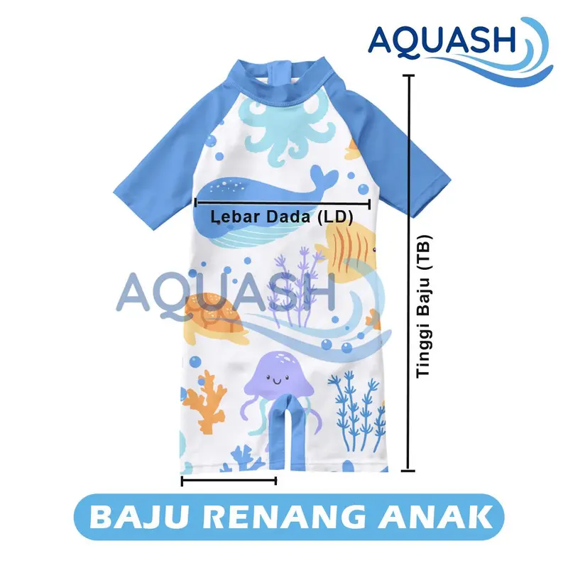 Paket Hemat Baju Renang Anak Laki-Laki Usia 3-10 Tahun dan Handuk Merah Putih 4