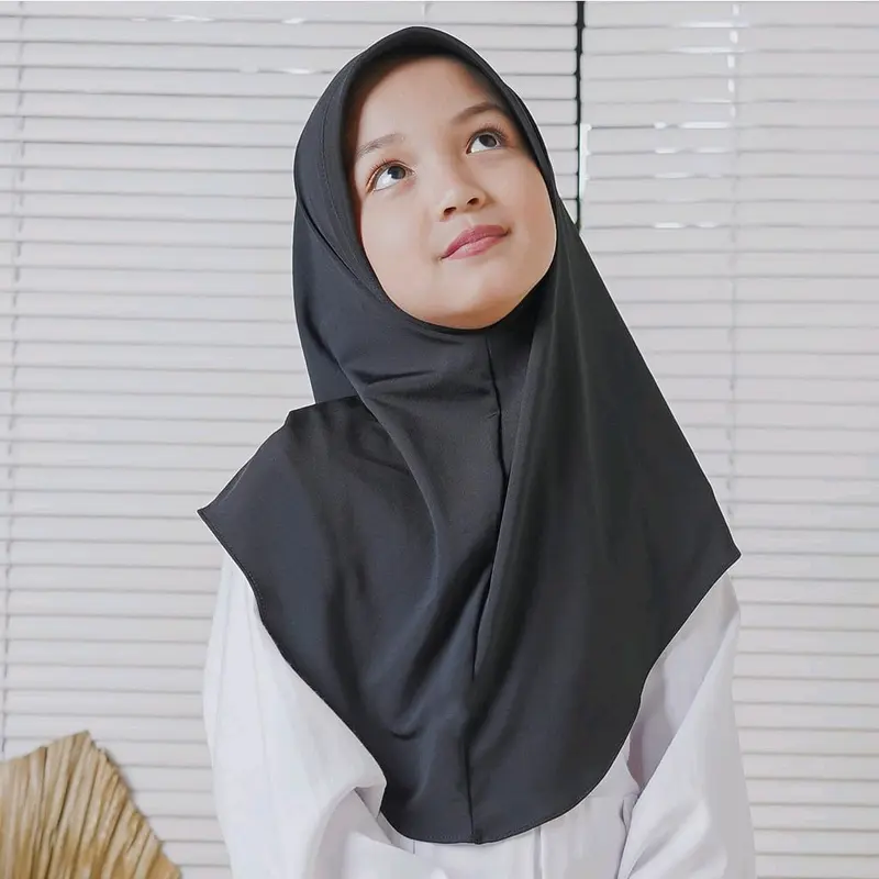 Paket Hemat, 25rb Dapat 3 Pcs Hijab Bergo Hamidah Size S By Hamidah Hijab Kerudung Instan Anak Sekolah Muslim Terbaru Terlaris Nyaman, Jersey Premium Lembut. 4