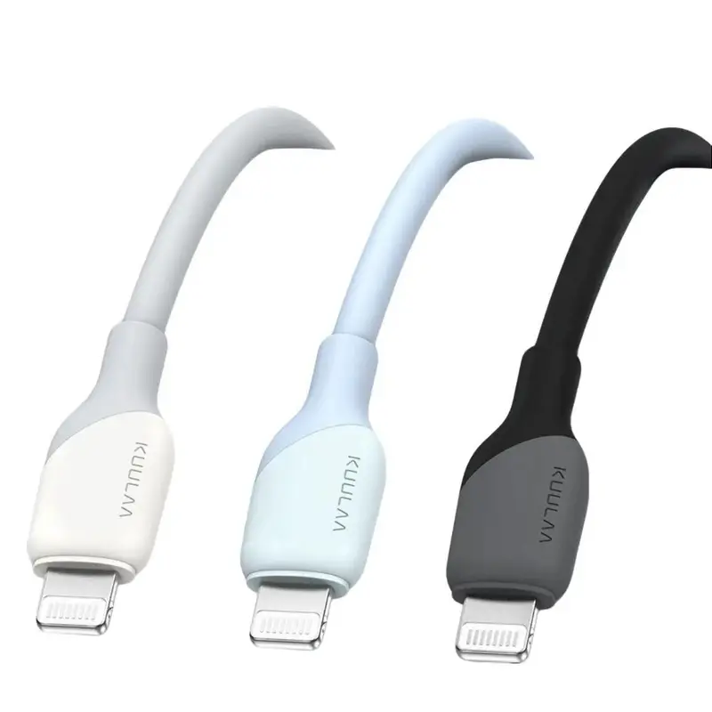 KUULAA Kabel MFI Type C to Lightning Soft Silicone Cable 1M 2
