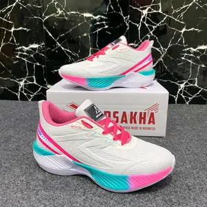 Arsakha Sepatu Olahraga 36-41 Wanita Sporty Material Premium Anti Slip Sol Phylon Sneakers Lari Joging Senam Voli Sporty