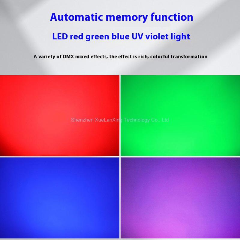Product Introduction of 21 Lens DJ Disco Beam Patterns Stage Laser Light Projector RGB UV LED Strobe Party Holiday Dance Wedding Lamp H3 40