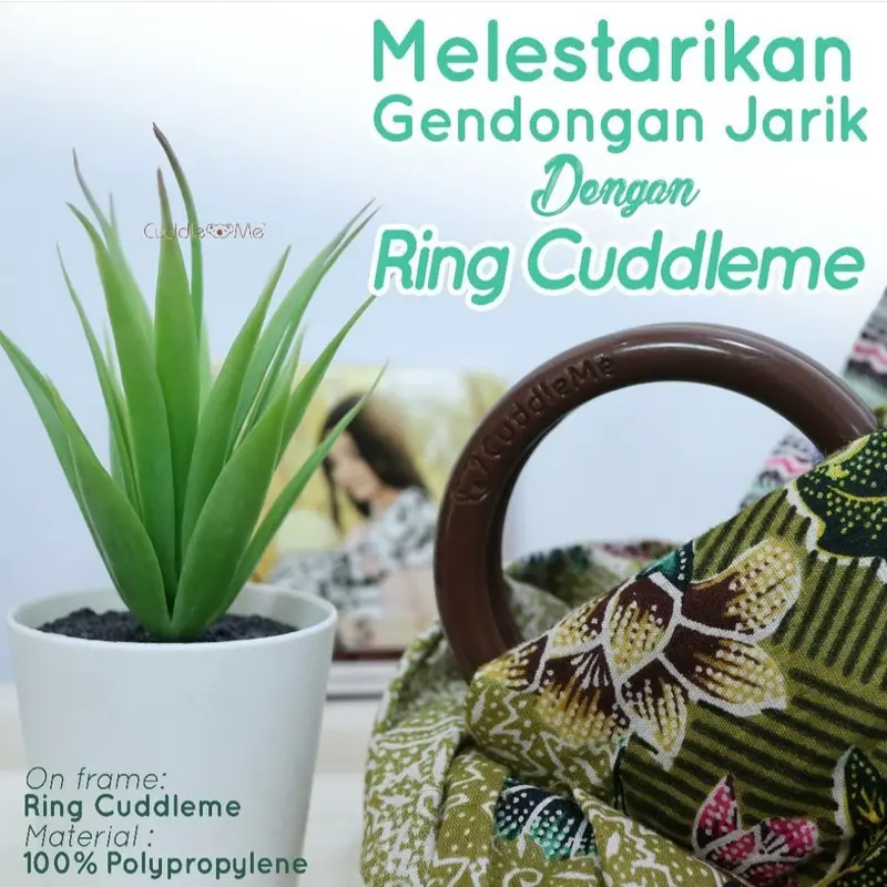 CuddleMe Ring Gendongan Bayi Ring Sling Tanpa Celah Jarik 4
