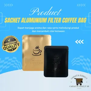 Sachet Alumunium Filter Coffee bag kemasan filter kopi alumunium saset all ukuran