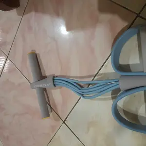 TRAILTOP Tummy Trimmer Serbaguna Biru Ungu Pink Kuning 45 Pon Alat Fitness Gym Perut Pria & Wanita 28x48x7cm Ringan 177g