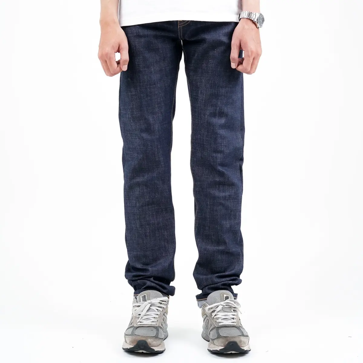 Heritageworks - Celana Jeans Raw Denim 14oz slim Tapered stretch Ryoku