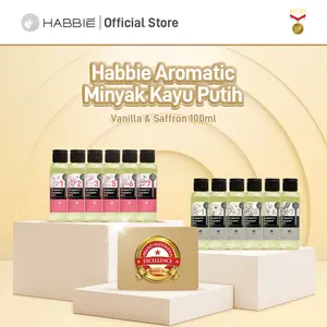 Habbie Aromatic Minyak Kayu Putih Vanilla & Saffron Series 100ml