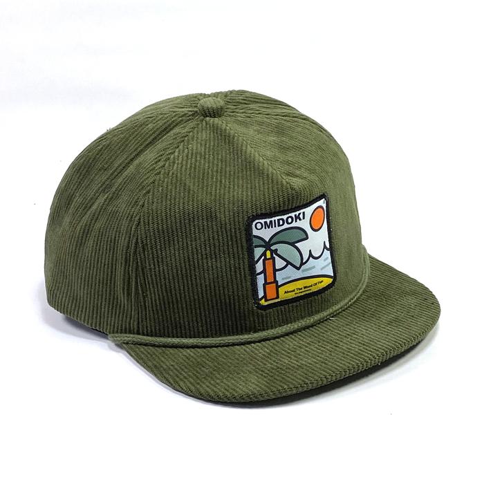 Gambar Topi Rope Hat Patch Corduroy Visor Pendek Omidoki Topi Baseball Skena Caps Army Noin dari Omidoki_NEW Kab. Bogor Tokopedia