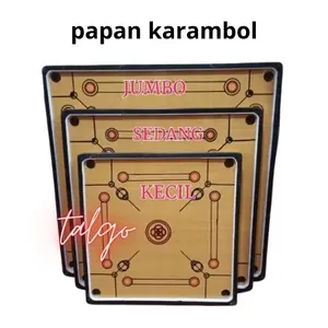 Meja karambol + 1set biji karambol dan bubuk kristal papan karambol