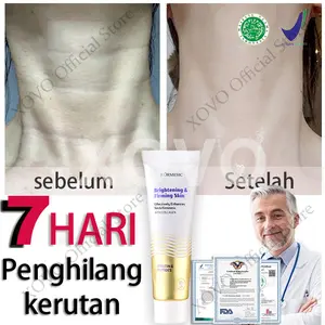pemutih leher paling ampuh bpom 50g Krim pemutih pencerah pengencang leher neck cream lifting pemutih leher