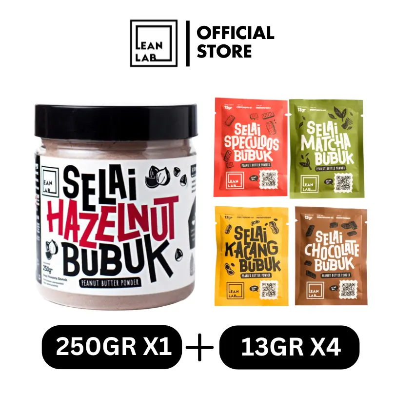 PAKET 5 IN 1 LEANLAB Selai Rendah Kalori Low Sugar Low Fat