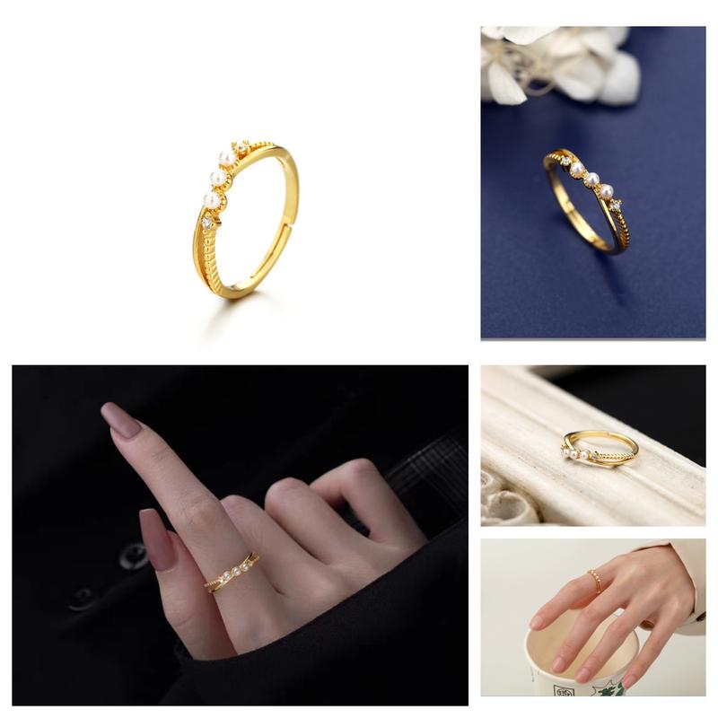Stackable Rings Dainty Open Knuckle Ring Stacking Bands Joint Finger Rings for Women 7