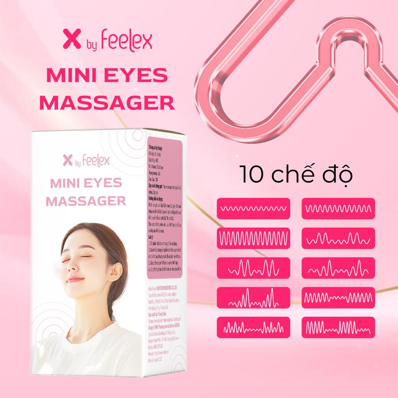 Massage cầm tay Mini Feelex 10 chế độ đa năng chống nước 2