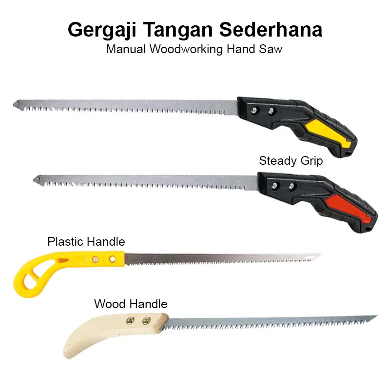 Gergaji Mini Multifungsi Gergaji Potong Kayu Super Tajam Gergaji Tangan Sederhana