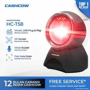 Barcode Scanner OMNI Laser 2D 1D Auto Scan QR Code Cashcow HCT58