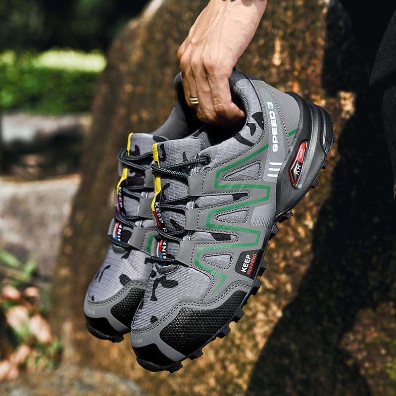 Men's Climbing Trekking Shoes Men Casual Shoes Breathable Wading Sneakers Men Non-Slip Outdoor Hiking Shoes Plus Size 39-48 5