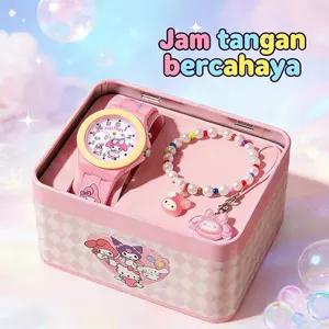 【JAM+BOX】Jam Tangan Anak Perempuan Analog Karakter Lucu Jam Tangan Kado Anak Hadiah Anak/Jam anak tk perempuan Jam Tangan Kids Fashion