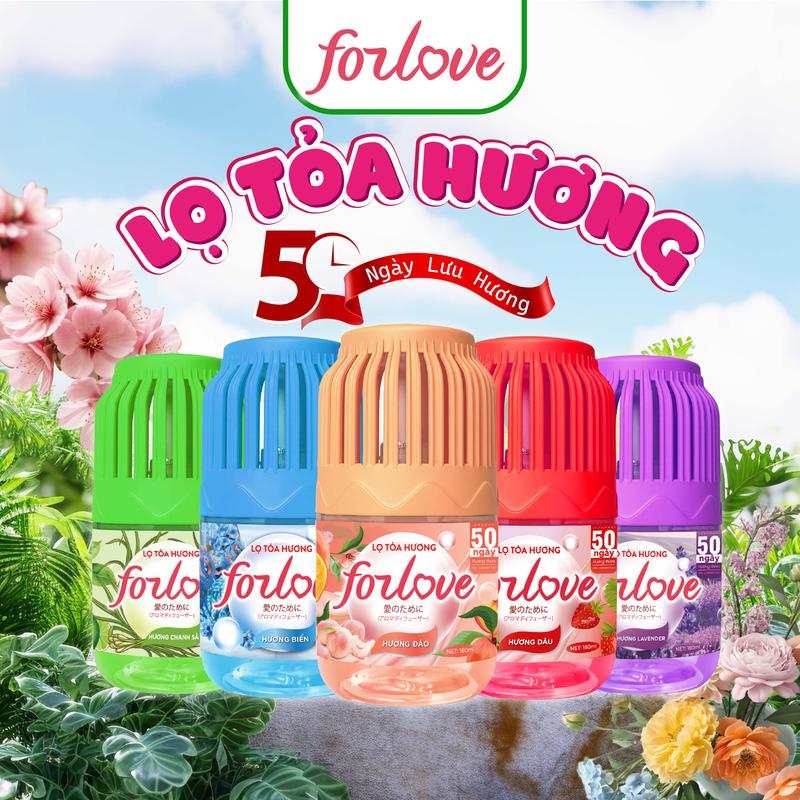  Lọ tỏa hương ForLove Thơm 360 độ thanh lọc không khí khử mùi phòng thế hệ mới Dầu Thơm Phòng Dầu Thơm Nước Hoa xịt  thơm hương thơm 