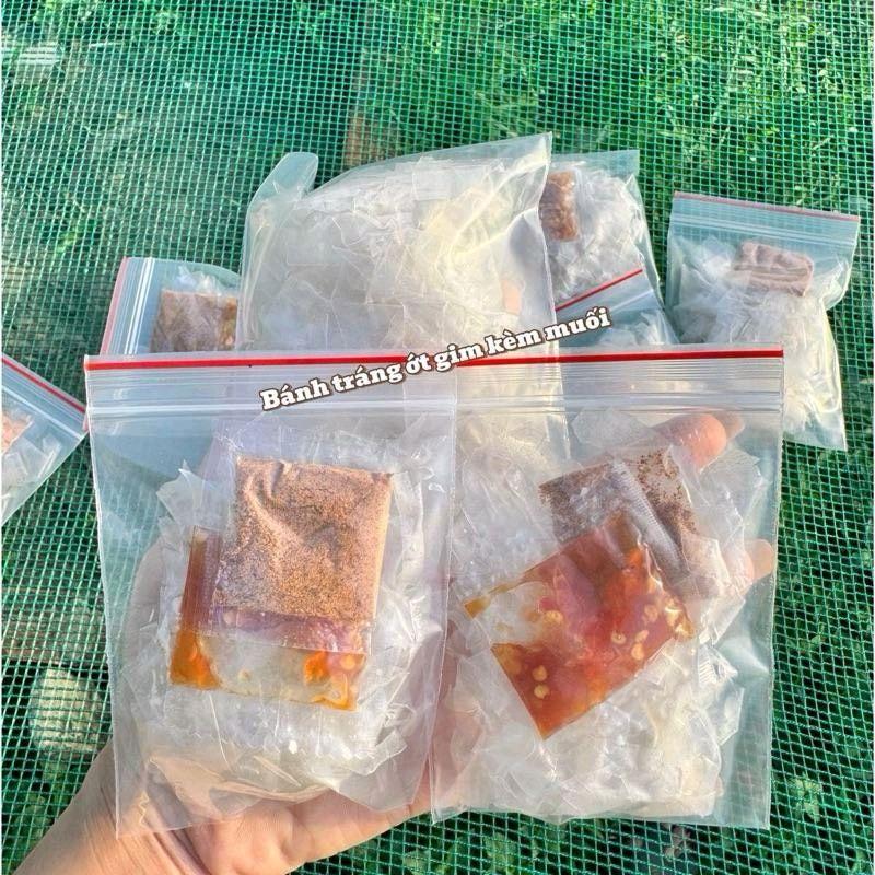 Bánh Tráng mini ( bánh ria dẻo tặng sốt tắc  ) ăn vặt Food 4