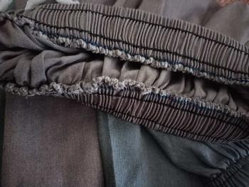 Product Review of 100k Dpt 5Pcs Celana Kanvas Semi Jeans Kolor Harian Santai Abu Cargo Karet Melar Nyaman Lembut Casual Pria from u**7 3